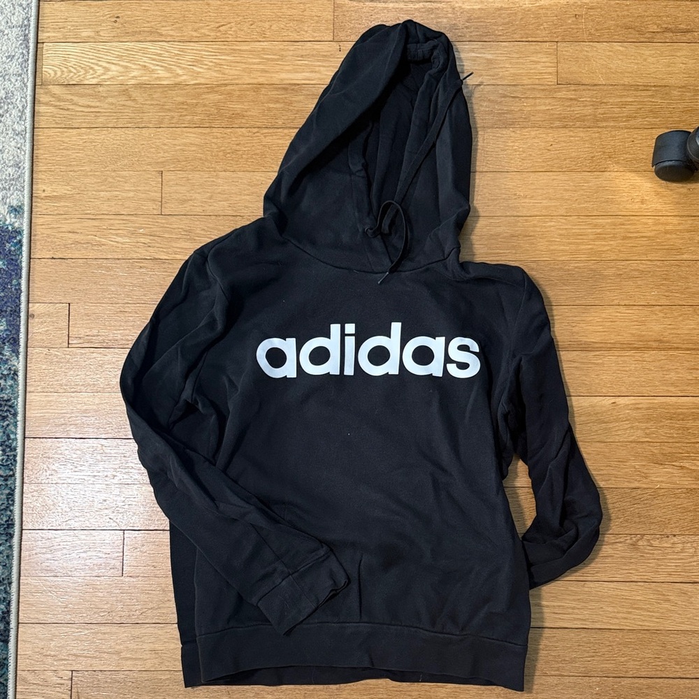 Adidas Black Pullover Hoodie